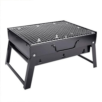 Biki Portable Bbq Charcoal Grill Black 35 x 27 x 20cm