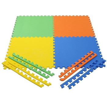 Rbwtoys 4-Piece Interlocking Floor Foam Mat Set 60 x 60cm