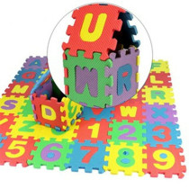 36-Piece Alphabet Puzzle Mat Set