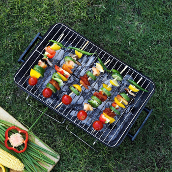 50-Piece Bbq Skewer Set Beige 30Centimeter