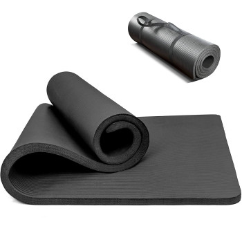 Anti-Tear Exercise Yoga Mat With Carrying Strap 800Grams