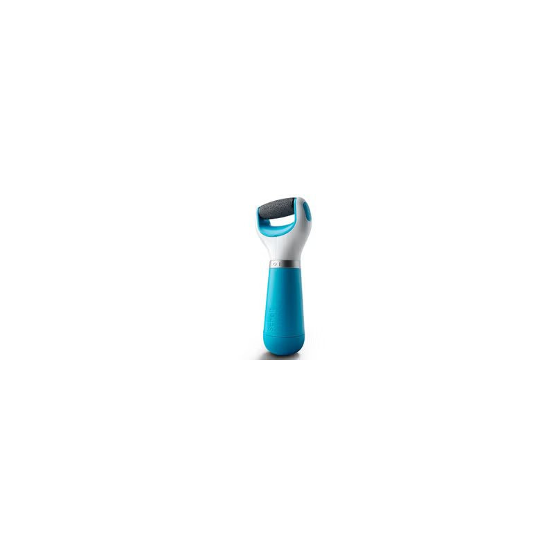 Scholl Velvet Smooth Pedi Electronic Foot File, Blue/White