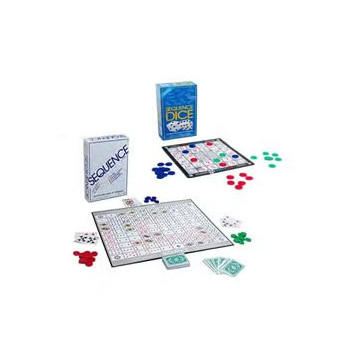 Sequence And Dice Board Game Set