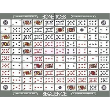 Sequence And Dice Board Game Set