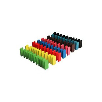 Artbee B07PGGS9YJ 360-Piece Wooden Domino Building Blocks Set For 3+ Years