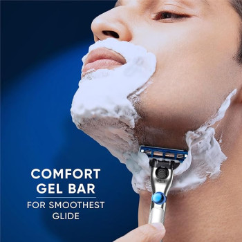 Gillette Mach3 Turbo 4-Blades Razor Grey/Silver/Blue