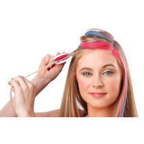 Hot Huez 4-Piece Temporary Hair Chalk Compact Set Multicolour