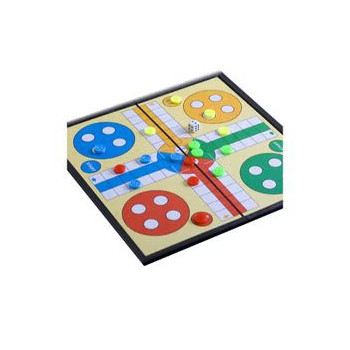 Margoun Magnetic Foldable Ludo Board Game 4 Players