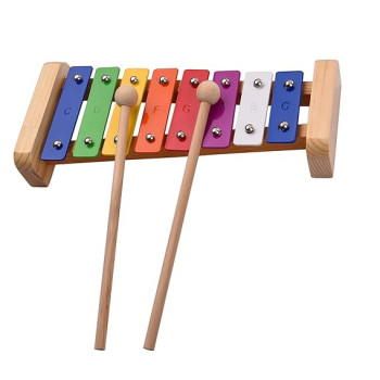 Wooden Beautiful Xylophone Musical Toy With 8 Notes For Kids