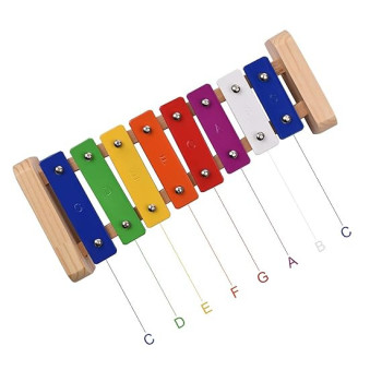 Wooden Beautiful Xylophone Musical Toy With 8 Notes For Kids