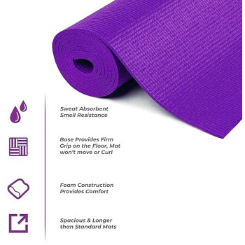 Thickened Non-Slip Yoga Mat 60 x 15 x 15cm