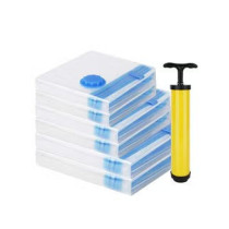 6-Piece Vacuum Storage Bag Clear/Blue 14.00 x 7.00Centimeter