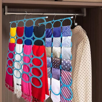 Wall Scarf Holder Hanger Multicolour