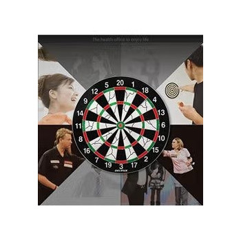 Farraige Wooden Double Faced Dart Board Game Set