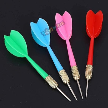 Farraige Wooden Double Faced Dart Board Game Set