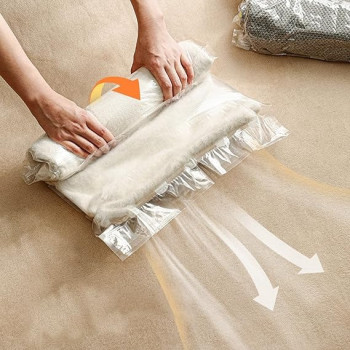 Reusable Vacuum Pillow Compressed Organizer Clear