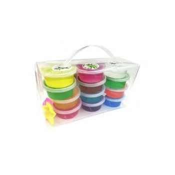 12-Piece Magic Clay For Art And Craft Materials And Activities With Clay Modelling Tools For Boys Girls And Kids