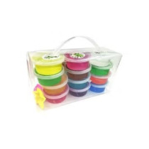 12-Piece Magic Clay For Art And Craft Materials And Activities With Clay Modelling Tools For Boys Girls And Kids