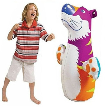 Beauenty Intex 3-D Bop Bag Blow Up Inflatable Tiger