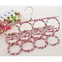 28 Hole Scarf Organizer Red/Pink/Green 44 x 74Centimeter