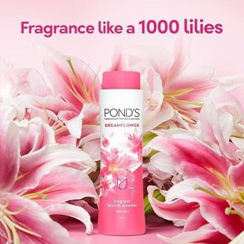 Pond'S Dream Flower Talcum Powder With Lily 400Grams