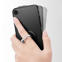 Universal Finger Ring Holder, Black/Silver