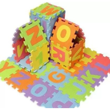 Canoe Alphabet Puzzle Mat Multicolor