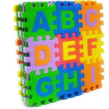 Canoe Alphabet Puzzle Mat Multicolor