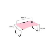 Foldable Laptop Table Multicolour 60 x 40 x 28cm