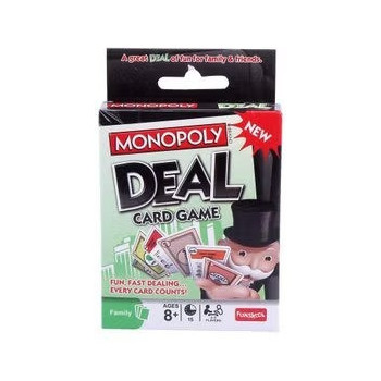 Hasbro 110-Piece Deal Monopoly Card Game Set
