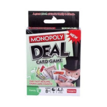 Hasbro 110-Piece Deal Monopoly Card Game Set