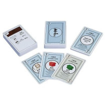 Hasbro 110-Piece Deal Monopoly Card Game Set