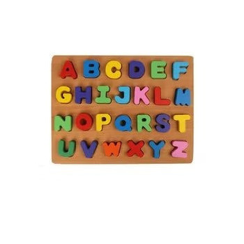 English Alphabet Wooden Block Set