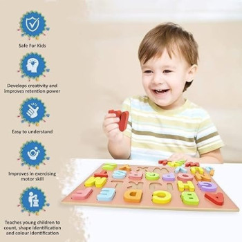 English Alphabet Wooden Block Set