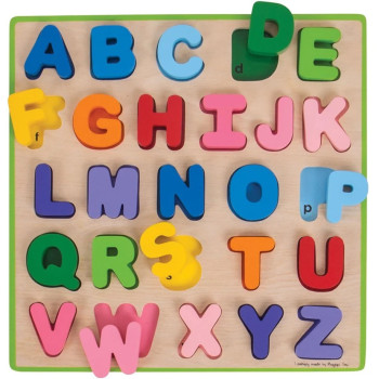 English Alphabet Wooden Block Set