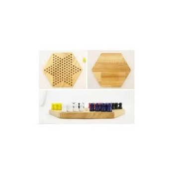 Wooden Chinese Checker Set