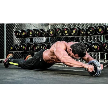 Ab Wheel Roller Abdominal Trainer With Knee Mat-Ek