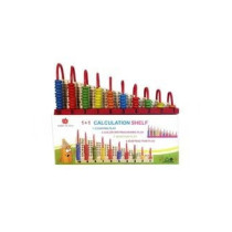 Wooden Toy Series Multi Functional Early Education Learning Abacus Calculation Shelf Toy For Kids