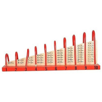 Wooden Toy Series Multi Functional Early Education Learning Abacus Calculation Shelf Toy For Kids