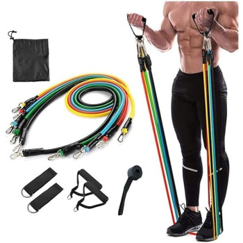 11 -Piece Multi Functional Fitness Resistance Band Set