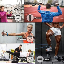 11 -Piece Multi Functional Fitness Resistance Band Set