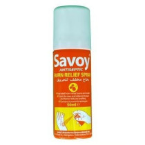 Savoy Antiseptic Burn Relief Spray 50 ml