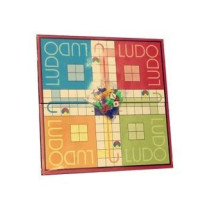 Ludo 2-In-1 Snakes And Ladder Cum Ludo Plastic Foldable Colourful Board Games