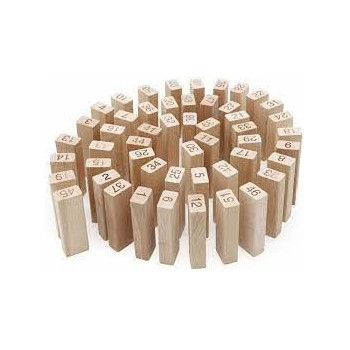 48 Large-Scale Digital Laminated Jenga Wooden Blocks