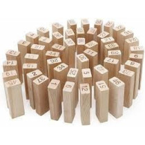 48 Large-Scale Digital Laminated Jenga Wooden Blocks