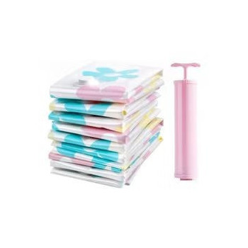 Sansi 11-Piece Vacuum Storage Bag Set Multicolour 100 x 70Centimeter
