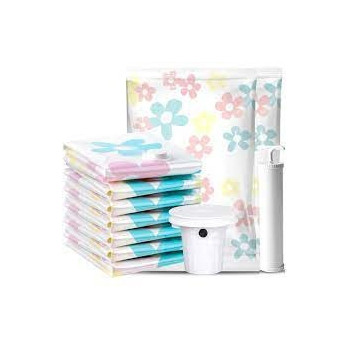 Sansi 11-Piece Vacuum Storage Bag Set Multicolour 100 x 70Centimeter