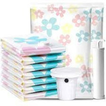 Sansi 11-Piece Vacuum Storage Bag Set Multicolour 100 x 70Centimeter
