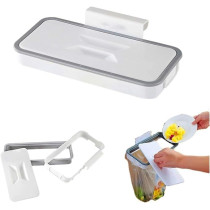 Garbage Bag Holder For Home And Cars White 26.8 x 5.2 x 12.8cm