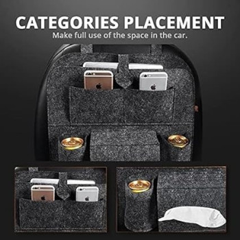 Auto Car Seat Back Multi-Pocket Storage Bag Organizer Holder